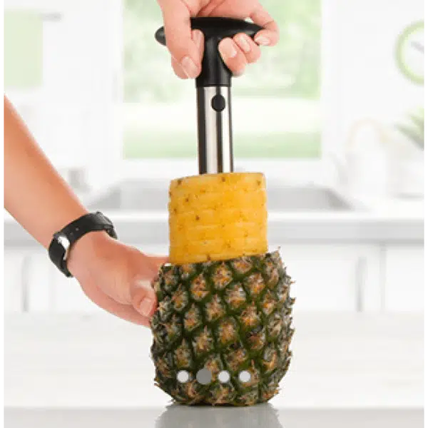 rebanador y pelador de piña