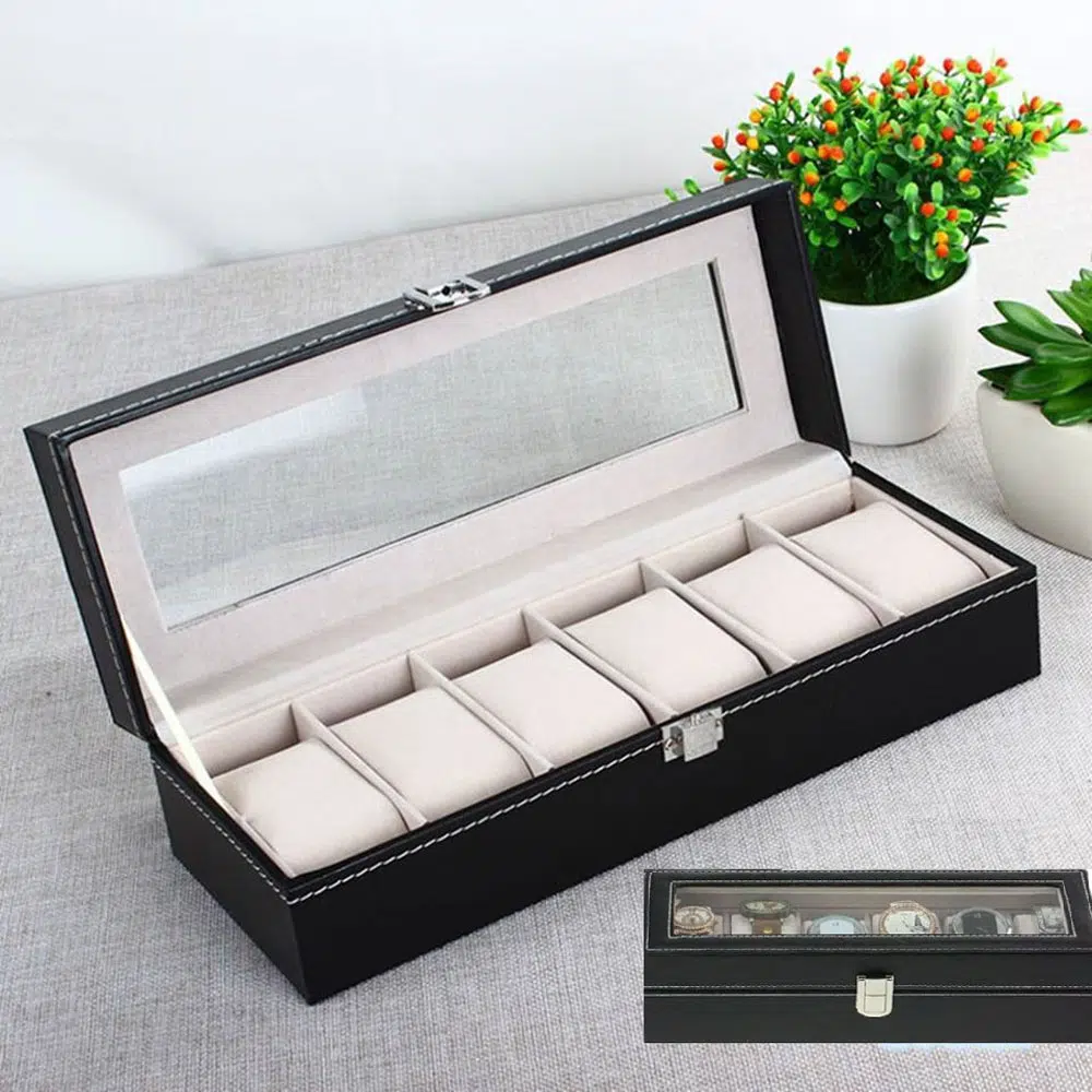 estuche-organizador-para-relojes caja organizador para relojes