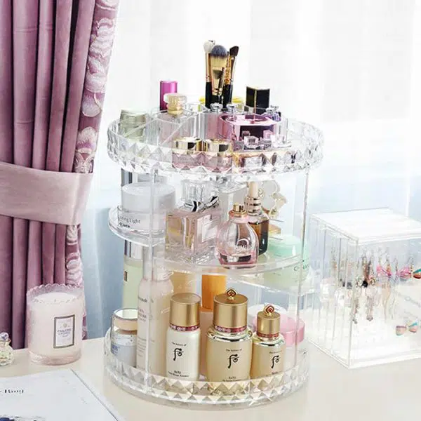 organizador diamond de cosmeticos y maquillaje